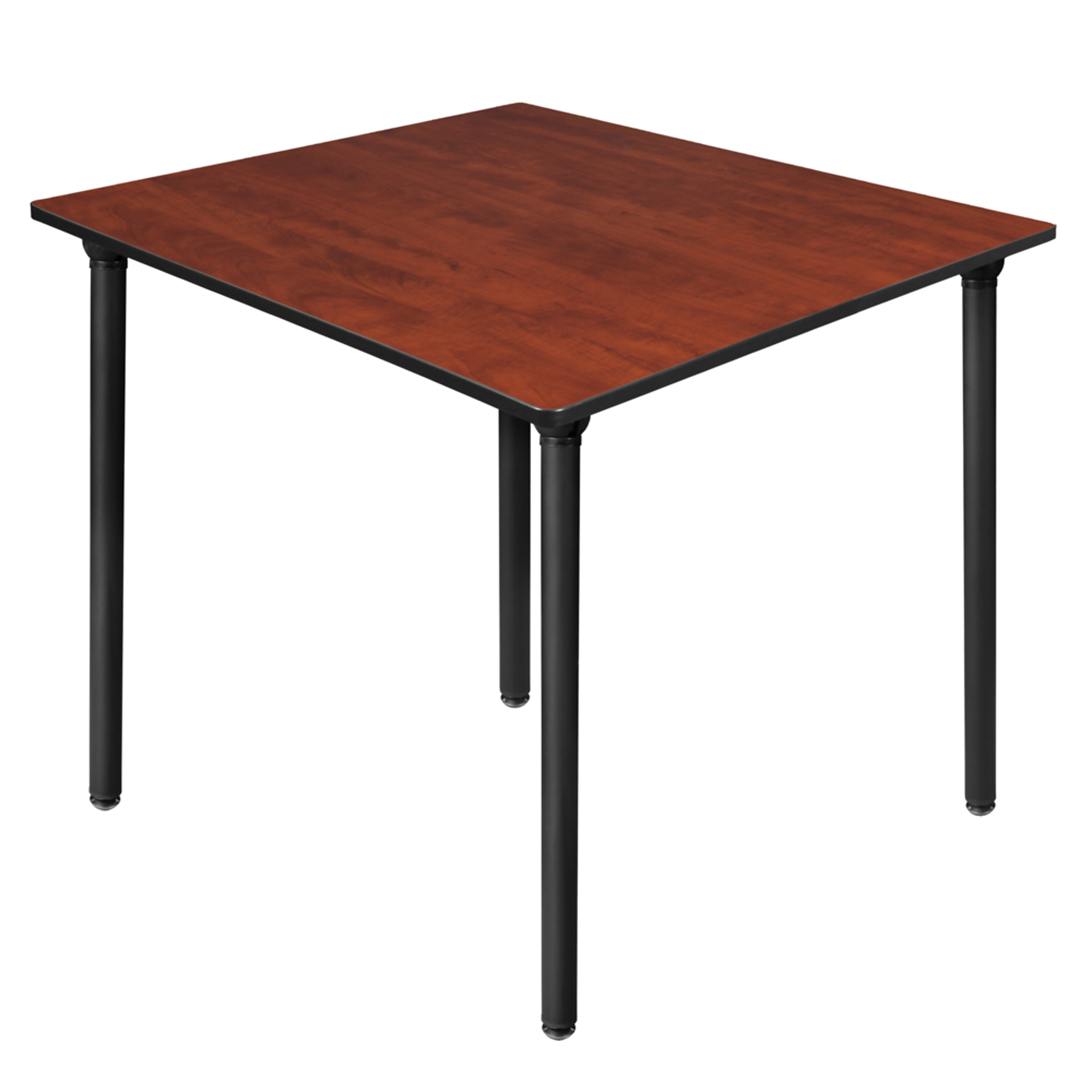 Regency Furniture Kee Breakroom Table — 48in. Square, Cherry/Maple Top, Black Folding Legs, Model# TBF4848CHBK
